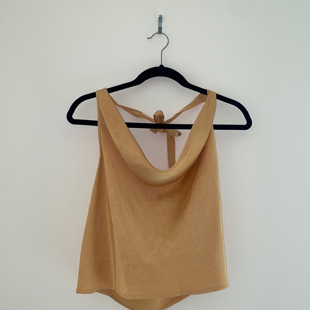 12th Tribe halter backless top